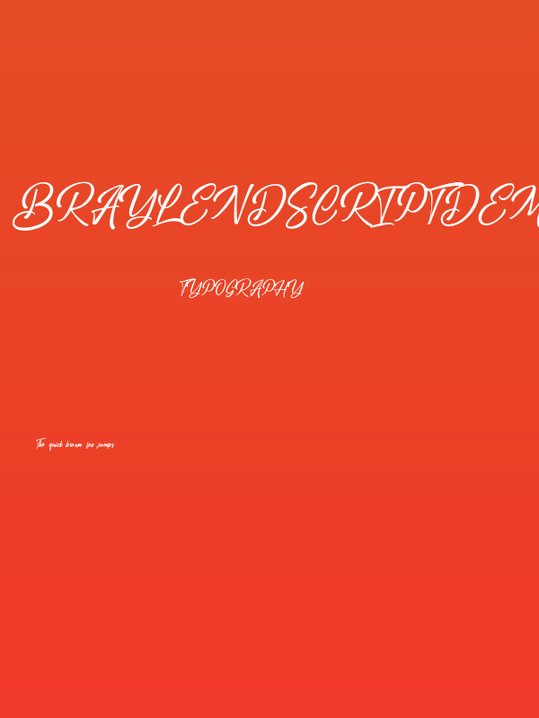 BraylendScriptDEMO Poster