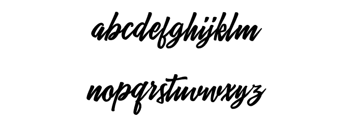 BraylendScriptDEMO Font LOWERCASE