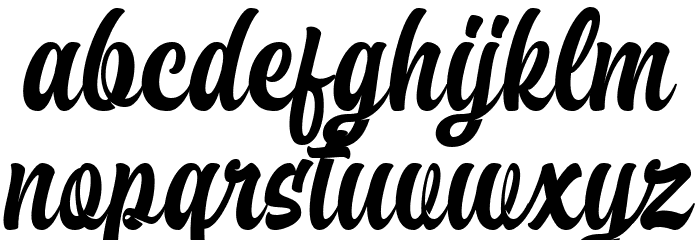 Brayles Regular Font LOWERCASE