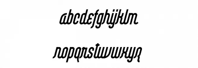 Brayline 字体 小写