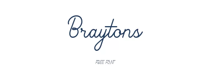 Braytons  Fuentes Gratis Descargar