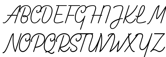 Braytons Font UPPERCASE