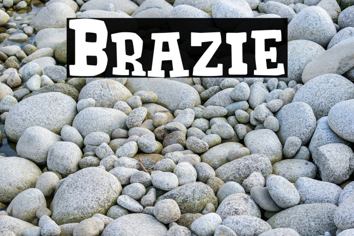 Brazie Font examples