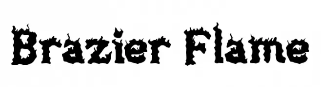 Brazier Flame  Fuentes Gratis Descargar