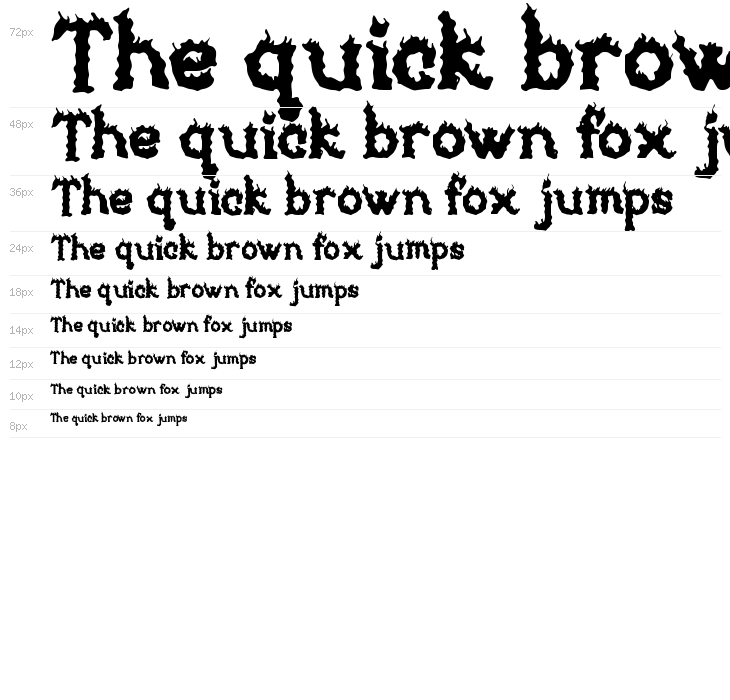 Brazier Flame Waterfall