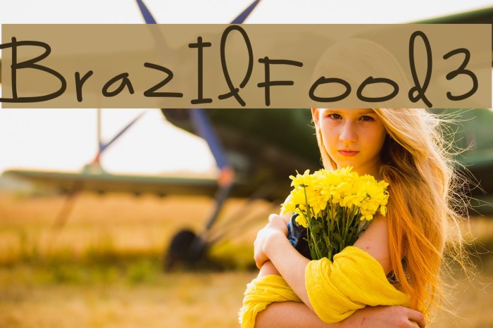 BrazilFood3 Font examples