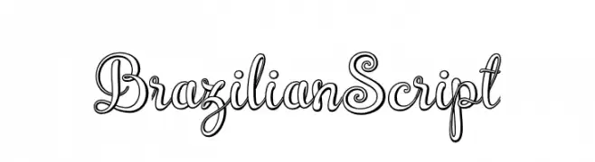 BrazilianScript  Frei Schriftart Herunterladen