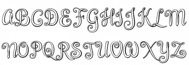 BrazilianScript Schriftart Groß
