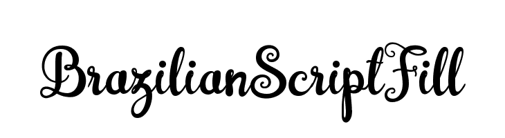 BrazilianScriptFill  免费字体下载