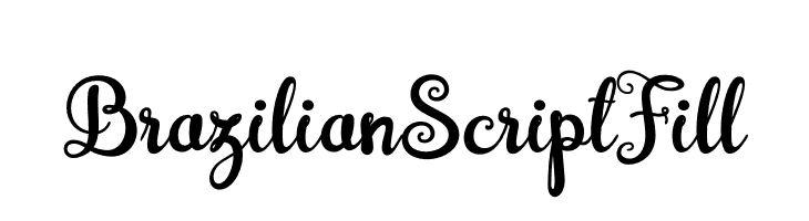 BrazilianScriptFill  Frei Schriftart Herunterladen