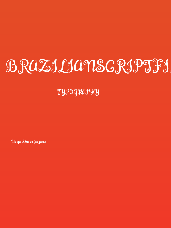 BrazilianScriptFill Poster