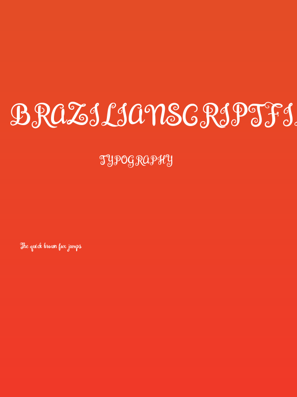 BrazilianScriptFill Poster