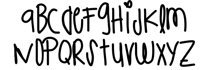 BrazillianBbq Font LOWERCASE