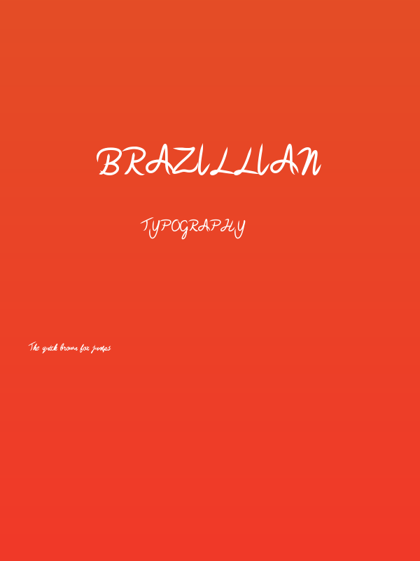 Brazillian Poster