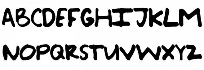 BreNoelle Schriftart Groß