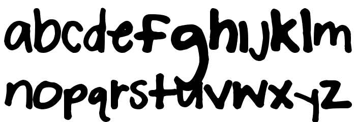 BreNoelle Font LOWERCASE