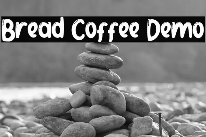 Bread Coffee Demo Font examples