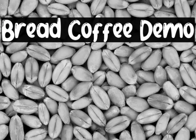 Bread Coffee Demo Font examples