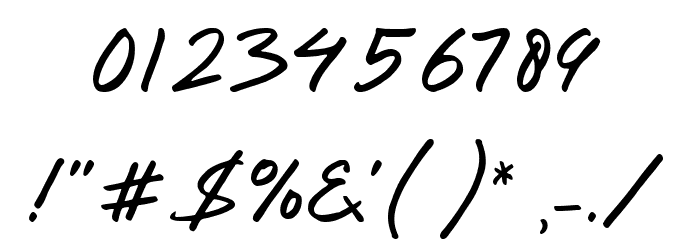 Bread Day Font OTHER CHARS