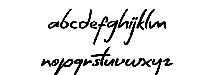 Bread Day Font LOWERCASE