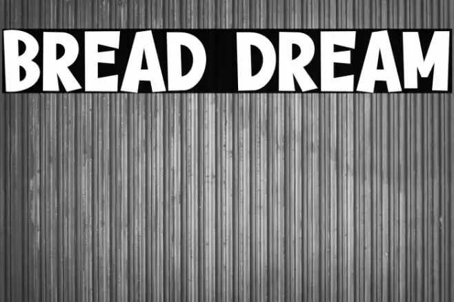 Bread Dream Font examples