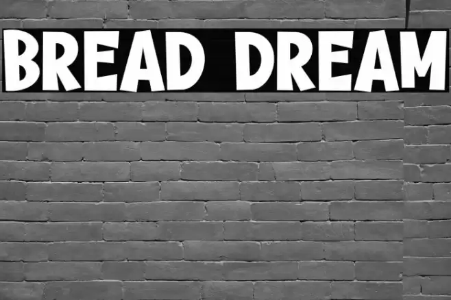 Bread Dream Font examples