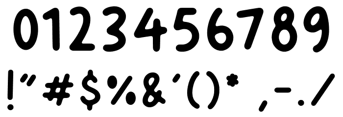 Bread Forest Font OTHER CHARS