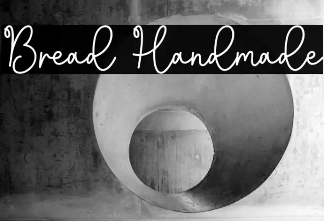 Bread Handmade Font examples