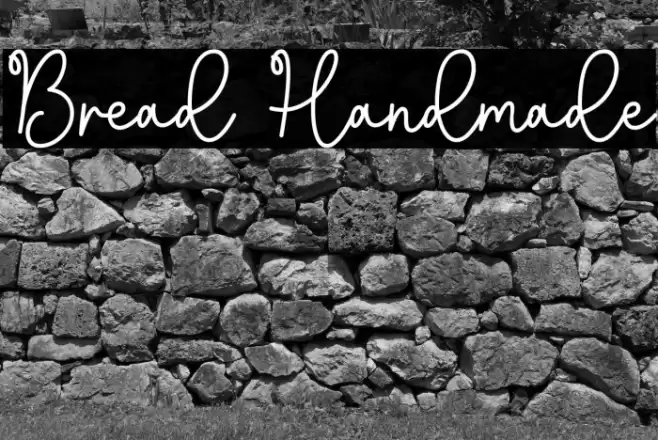 Bread Handmade Font examples