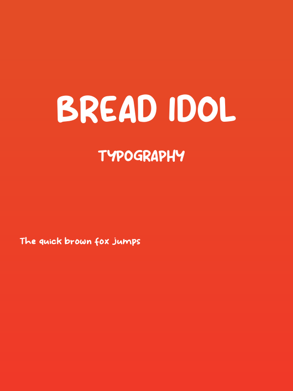 Bread Idol Poster