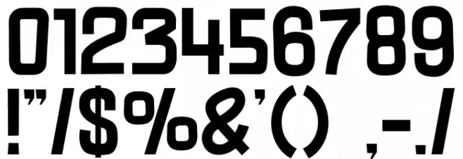 Bread Mate Font OTHER CHARS