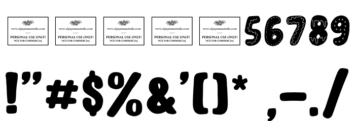 Bread Sauce Font OTHER CHARS