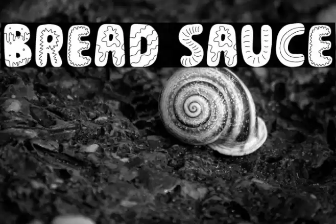 Bread Sauce Шрифта examples