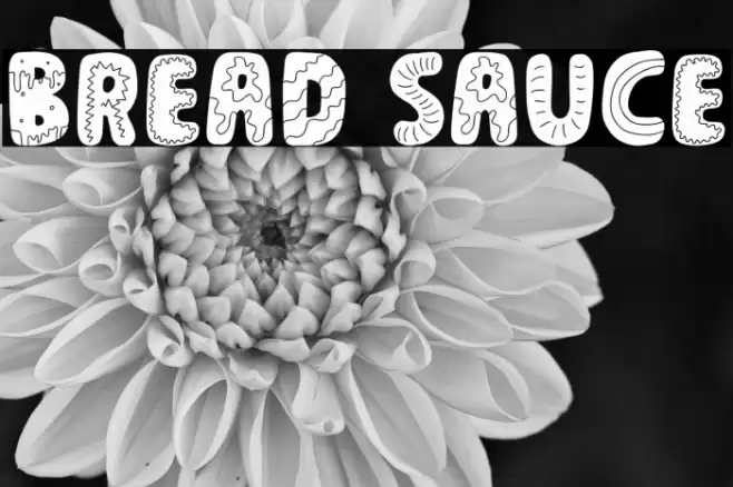 Bread Sauce Шрифта examples