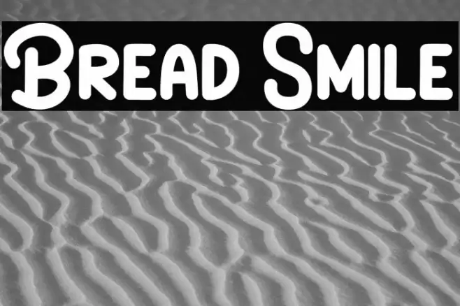 Bread Smile Font examples