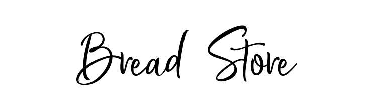 Bread Store  Free Fonts Download