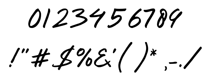 BreadDay Font OTHER CHARS