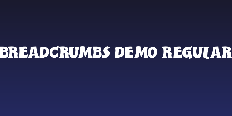 Breadcrumbs DEMO Regular Social Header