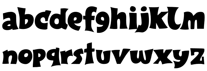 Breadcrumbs DEMO Regular Font LOWERCASE