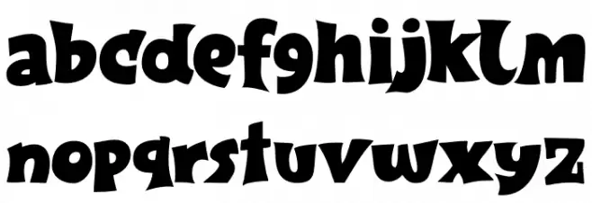 Breadcrumbs DEMO Regular Schriftart Kleinbuchstaben