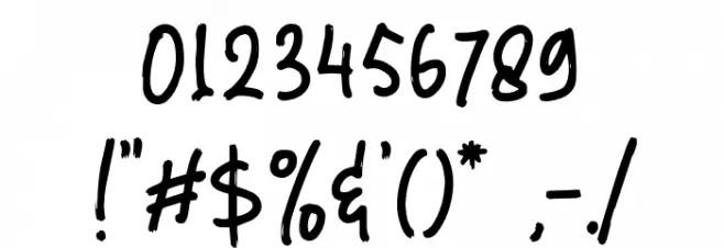 BreadfastDEMO-Regular Font OTHER CHARS