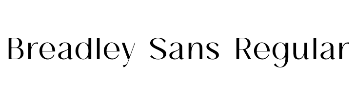 Breadley Sans Regular  Frei Schriftart Herunterladen