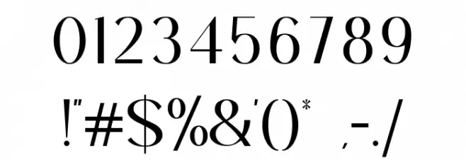 Breadley Sans Regular Font OTHER CHARS