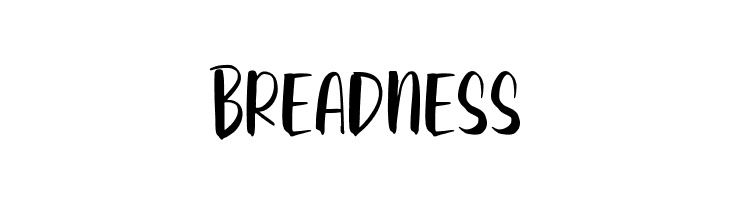 Breadness  नि: शुल्क फ़ॉन्ट्स डाउनलोड