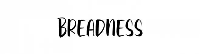 Breadness  font caratteri gratis