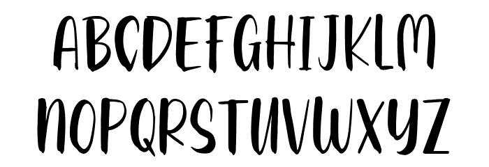 Breadness Font LOWERCASE