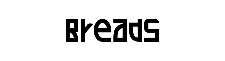 Breads  font caratteri gratis