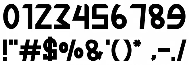 Breads Font OTHER CHARS