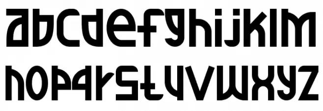 Breads Caratteri MINUSCOLO