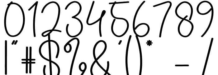Breadshop Font OTHER CHARS